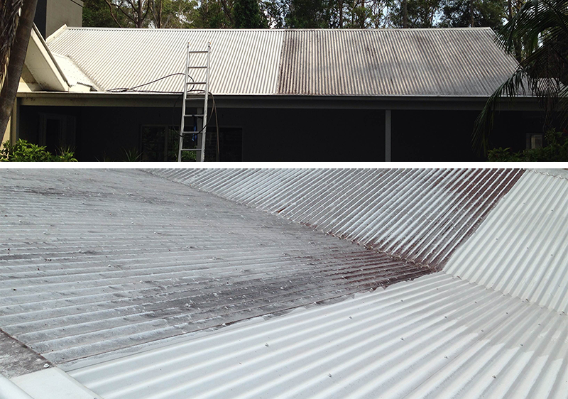 high pressure roof cleaning Sydney